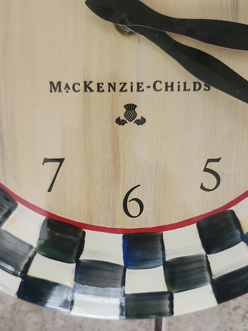MacKenzie-Childs iconic checkered